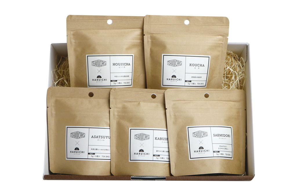 TEAM WORKS 5種セット | 浜松の若手茶農家とのコラボ ティー